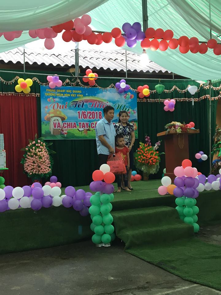 Trường Mầm Non Việt Vinh tổ chức vui tết thiếu nhi 01/6 và chia tay các cháu học sinh 5 tuổi hoàn thành chương trình bậc học Mầm Non