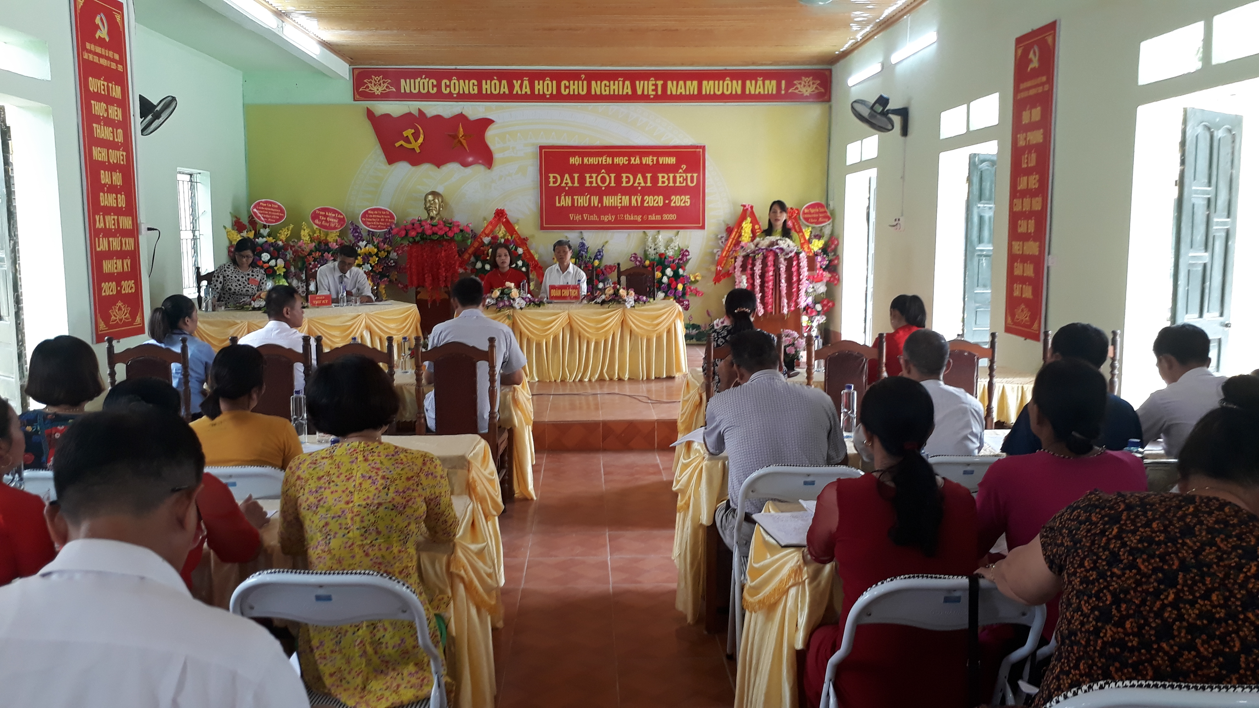 Đại hội Hội Khuyến học xã Việt Vinh lần thứ IV, nhiệm kỳ 2020- 2025